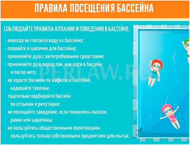 правила посещения бассейна